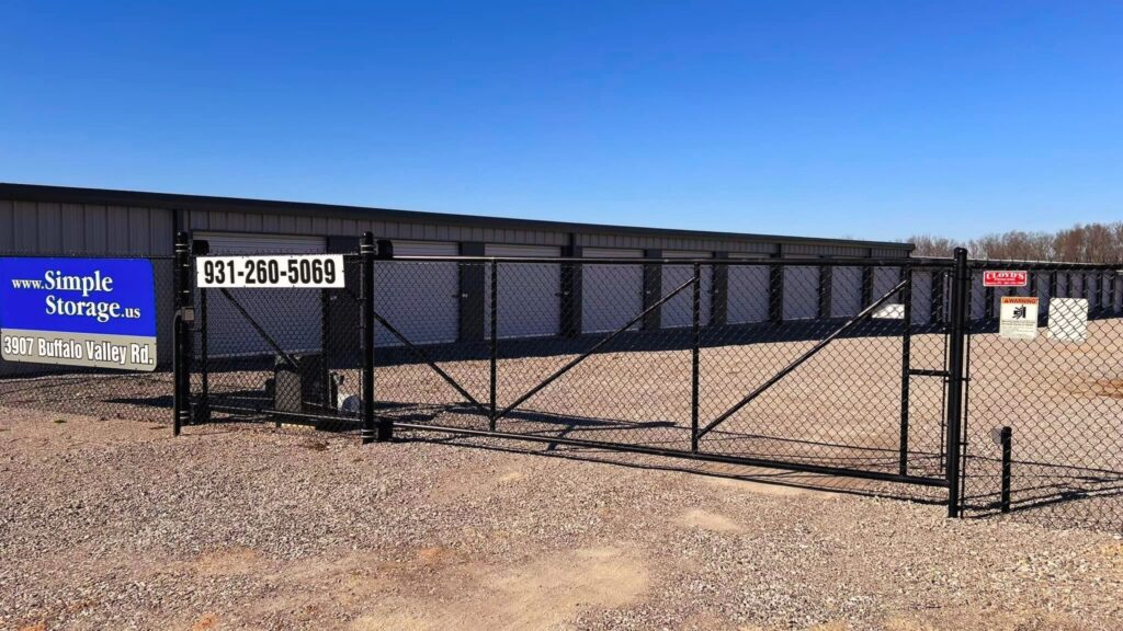 black controlled entry fence by Cloyd's Fencing