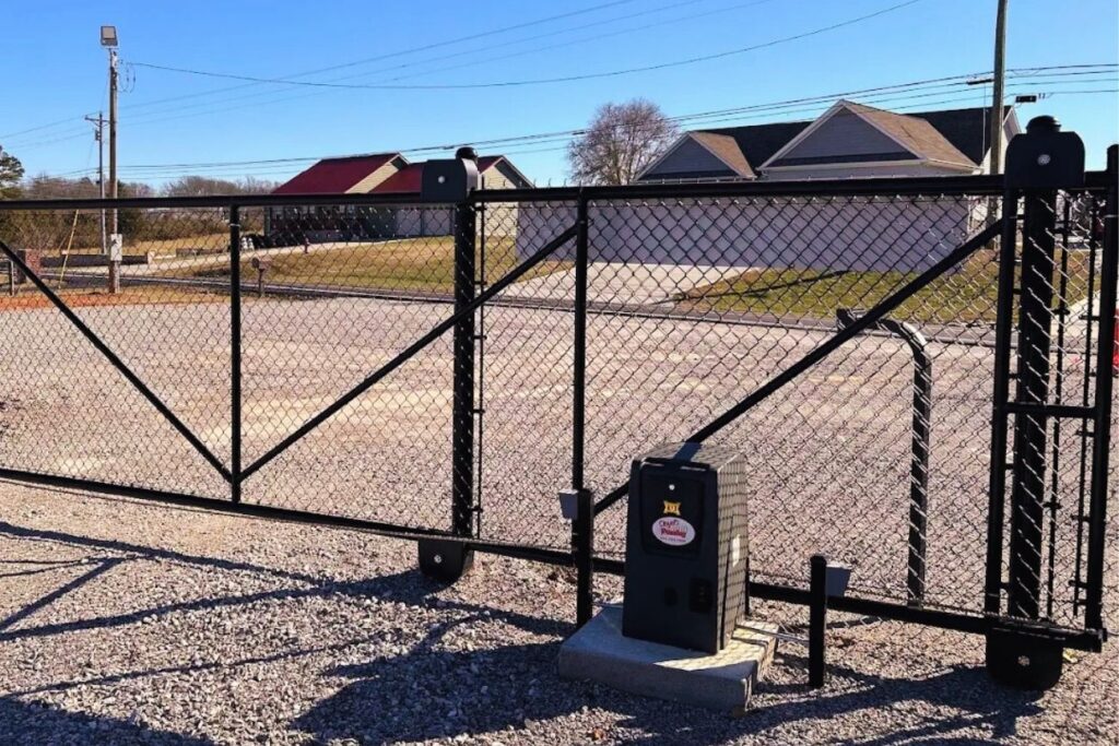 Controlled entry and gate operator fence by Cloyd's Fencing